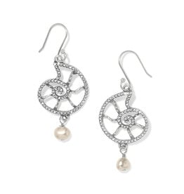 Brighton Brighton JA0334 Lunar Tide Nautilus Reversible French Wire Earrings
