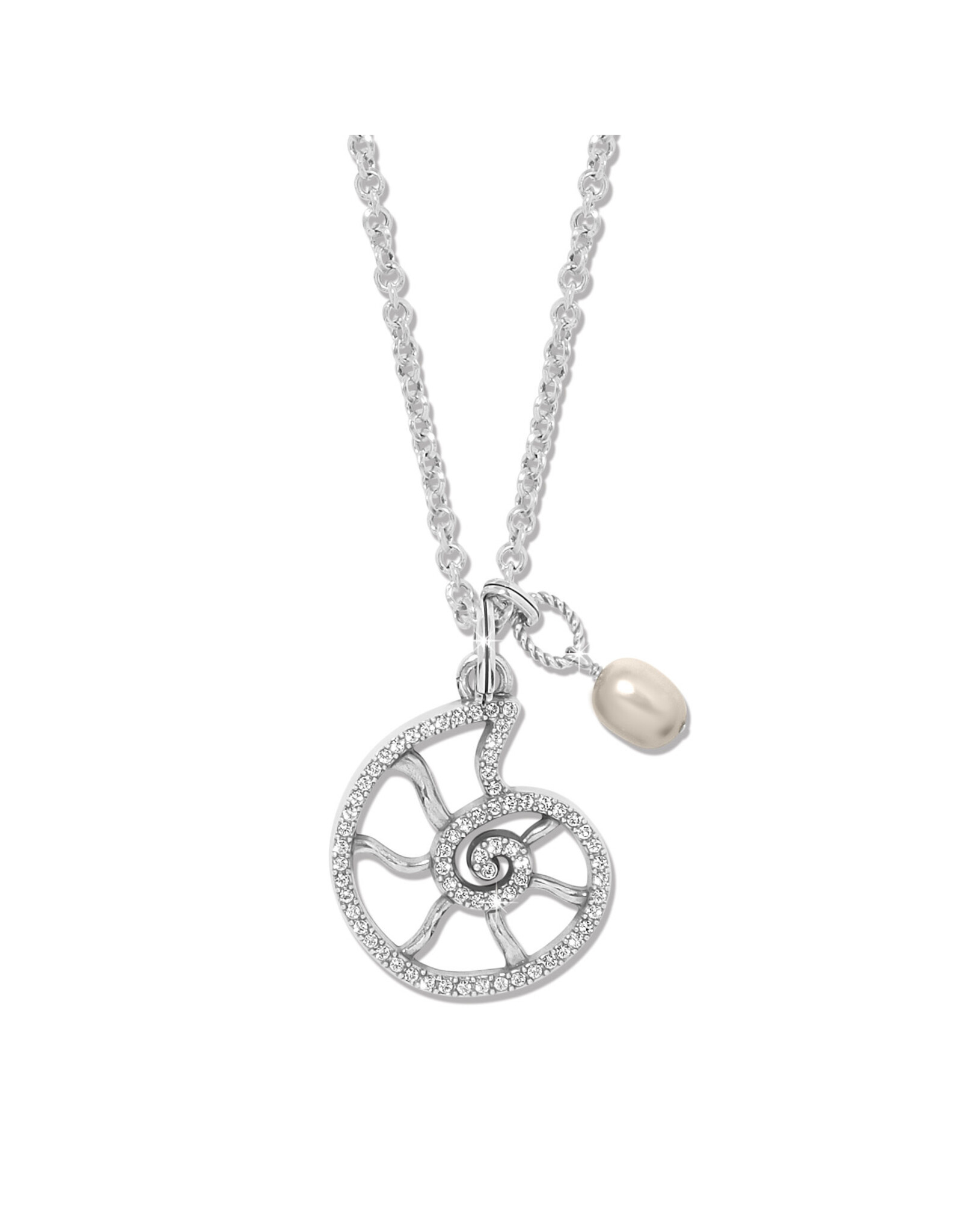 Brighton Brighton JM0246 Lunar Tide Nautilus Shell Reversible Necklace