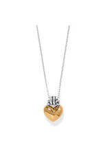 Brighton Brighton JM0206 Interlok Love Knot Heart Necklace