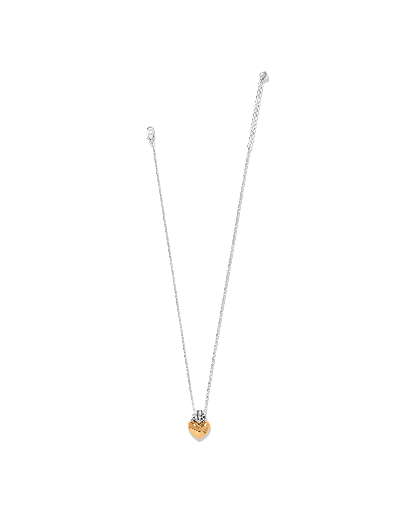 Brighton Brighton JM0206 Interlok Love Knot Heart Necklace