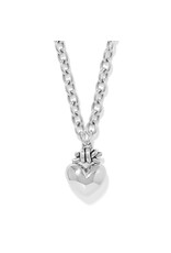 Brighton Brighton JM0207 Interlok  Love Knot Large Heart Necklace