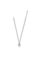 Brighton Brighton JM0207 Interlok  Love Knot Large Heart Necklace