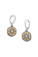 Brighton Brighton JA0289 Mosaic Nova Leverback Earrings