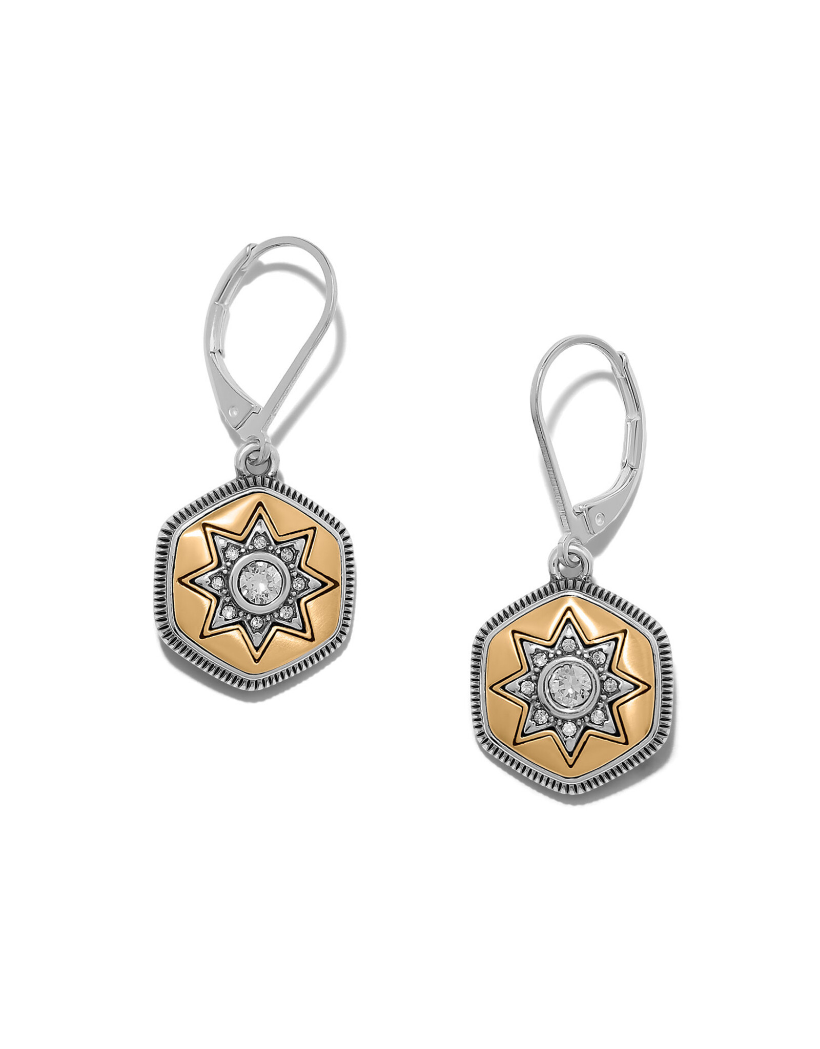 Brighton Brighton JA0289 Mosaic Nova Leverback Earrings