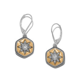 Brighton Brighton JA0289 Mosaic Nova Leverback Earrings