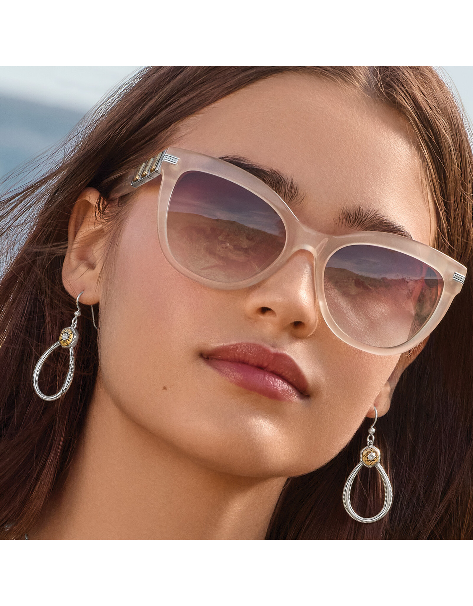 Brighton Brighton JA0290 Mosaic Nova French Wire Earrings