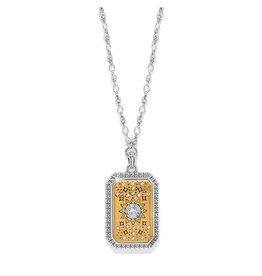 Brighton Brighton JM0193 Mosaic Nova Tag Necklace
