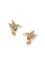 Brighton Brighton JA0328 Enchanting Gem Hummingbird Post Earrings