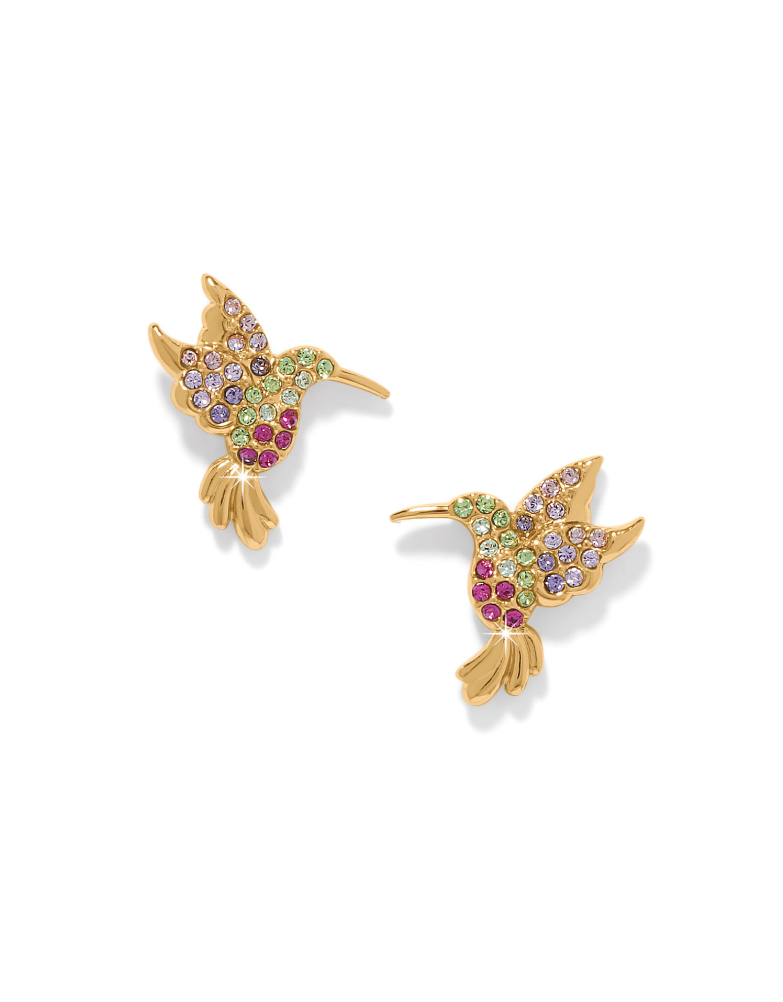Brighton Brighton JA0328 Enchanting Gem Hummingbird Post Earrings