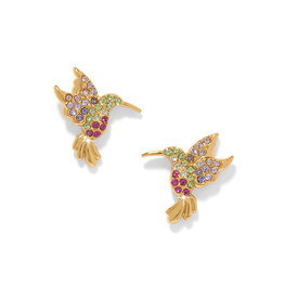 Brighton Brighton JA0328 Enchanting Gem Hummingbird Post Earrings