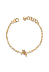 Brighton Brighton JF0465 Enchanting Gem Hummingbird Bracelet
