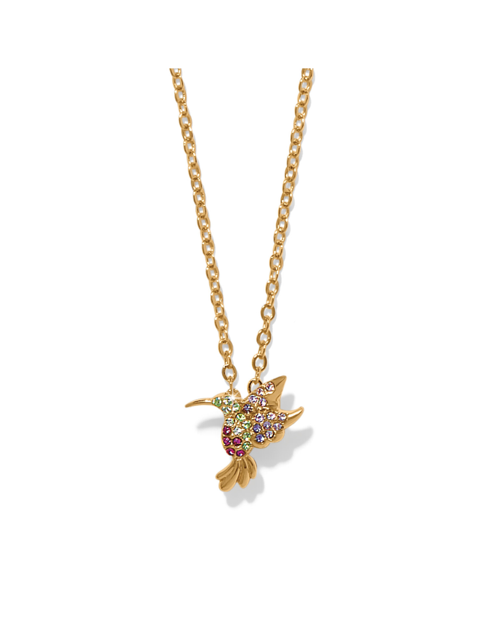 Brighton Brighton JM0237 Enchanting Gem Hummingbird Necklace