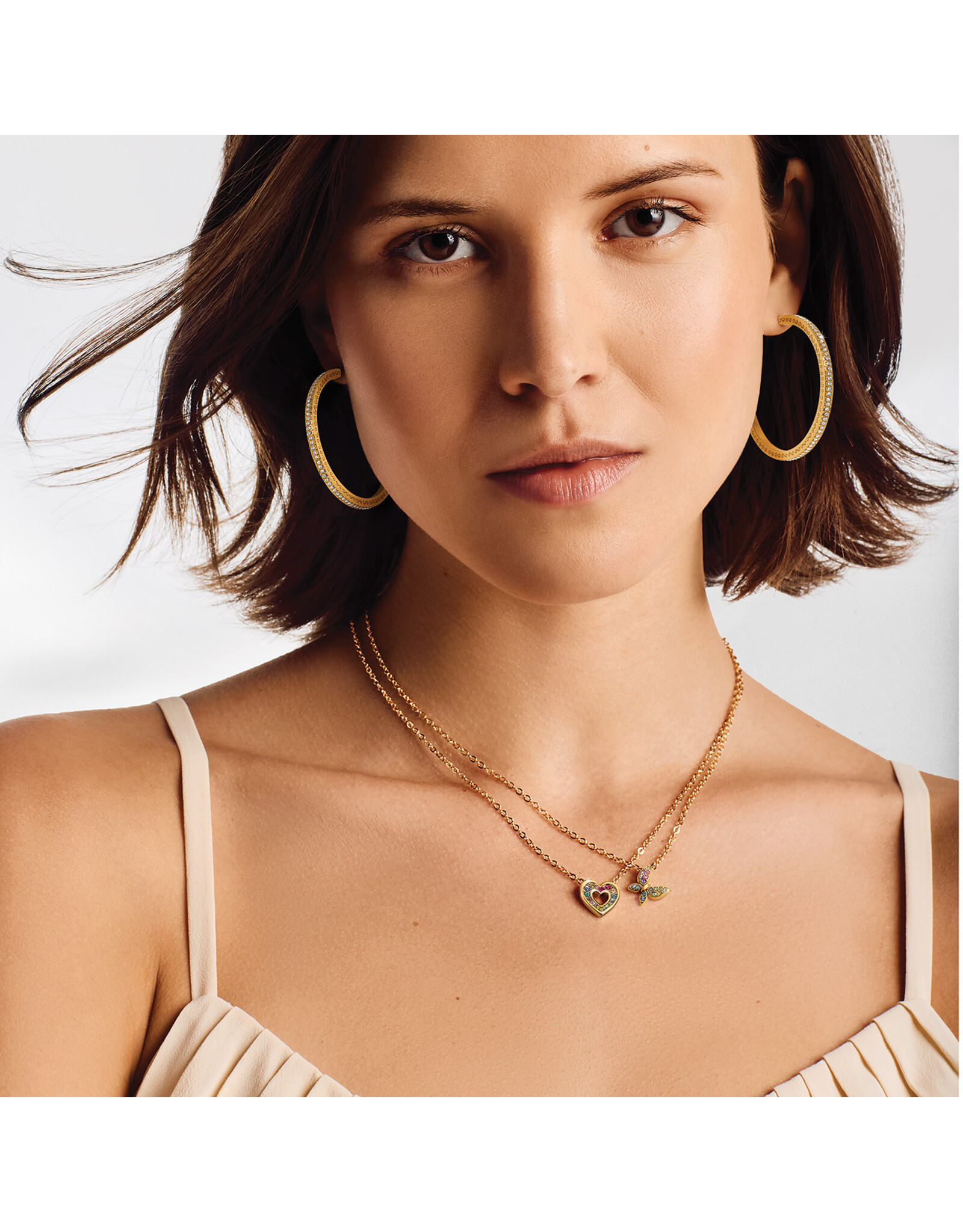 Brighton Brighton JM0237 Enchanting Gem Hummingbird Necklace