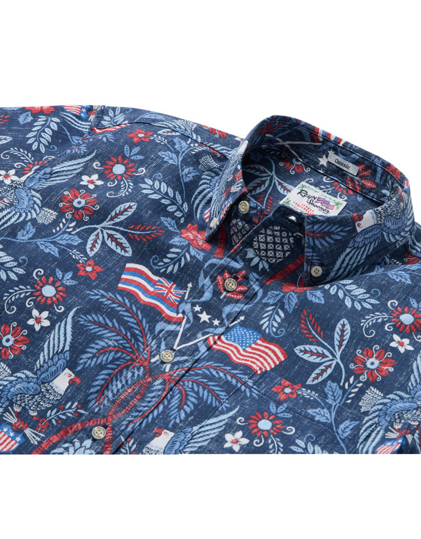 Reyn Spooner Reyn M700112526 Summer Commemorative 2026 BF Navy