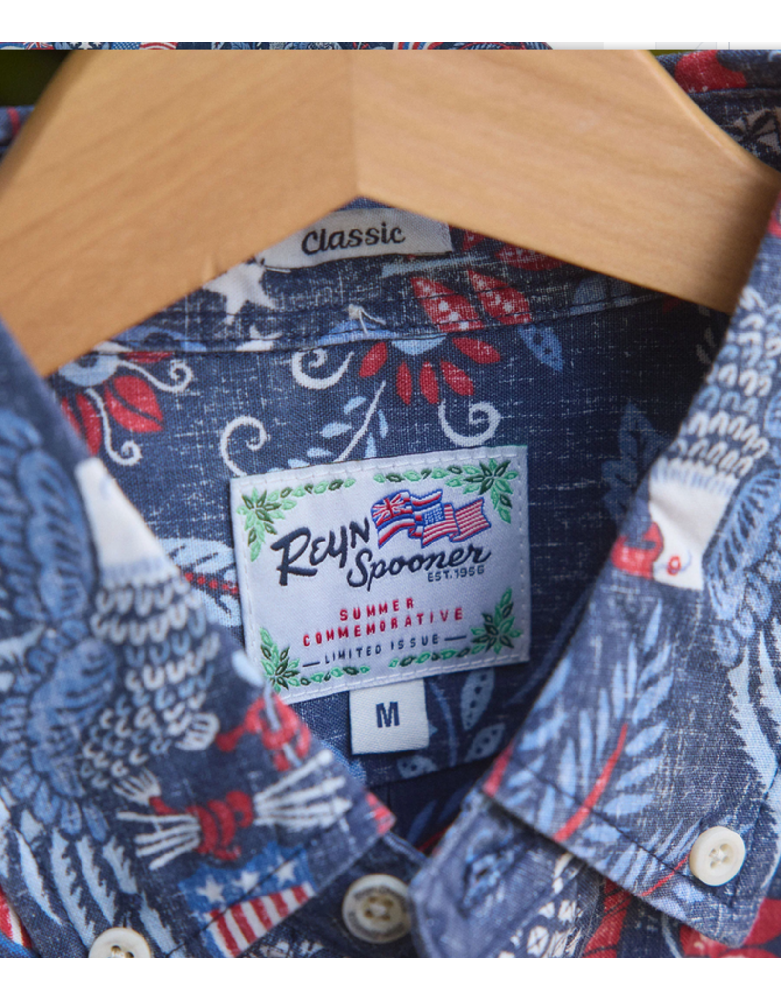 Reyn Spooner Reyn M700112526 Summer Commemorative 2026 BF Navy