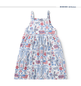 Reyn Spooner Reyn K700191226 Summer Commemorative White Kids Sundress