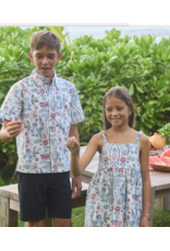 Reyn Spooner Reyn K700191226 Summer Commemorative White Kids Sundress