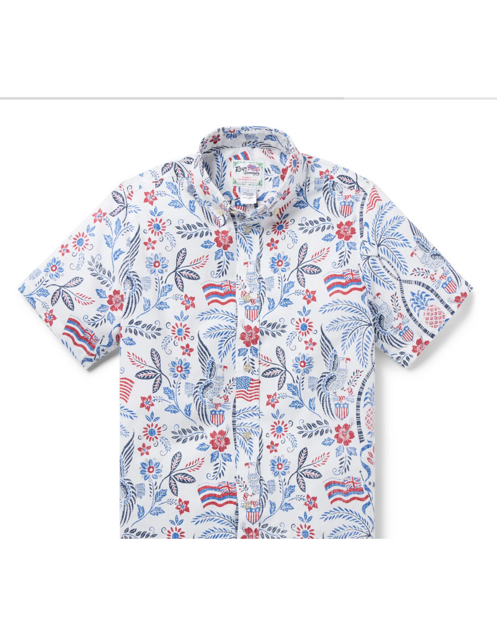 Reyn Spooner Reyn K700126026 Summer Commemorative 2026 White KBF Shirt