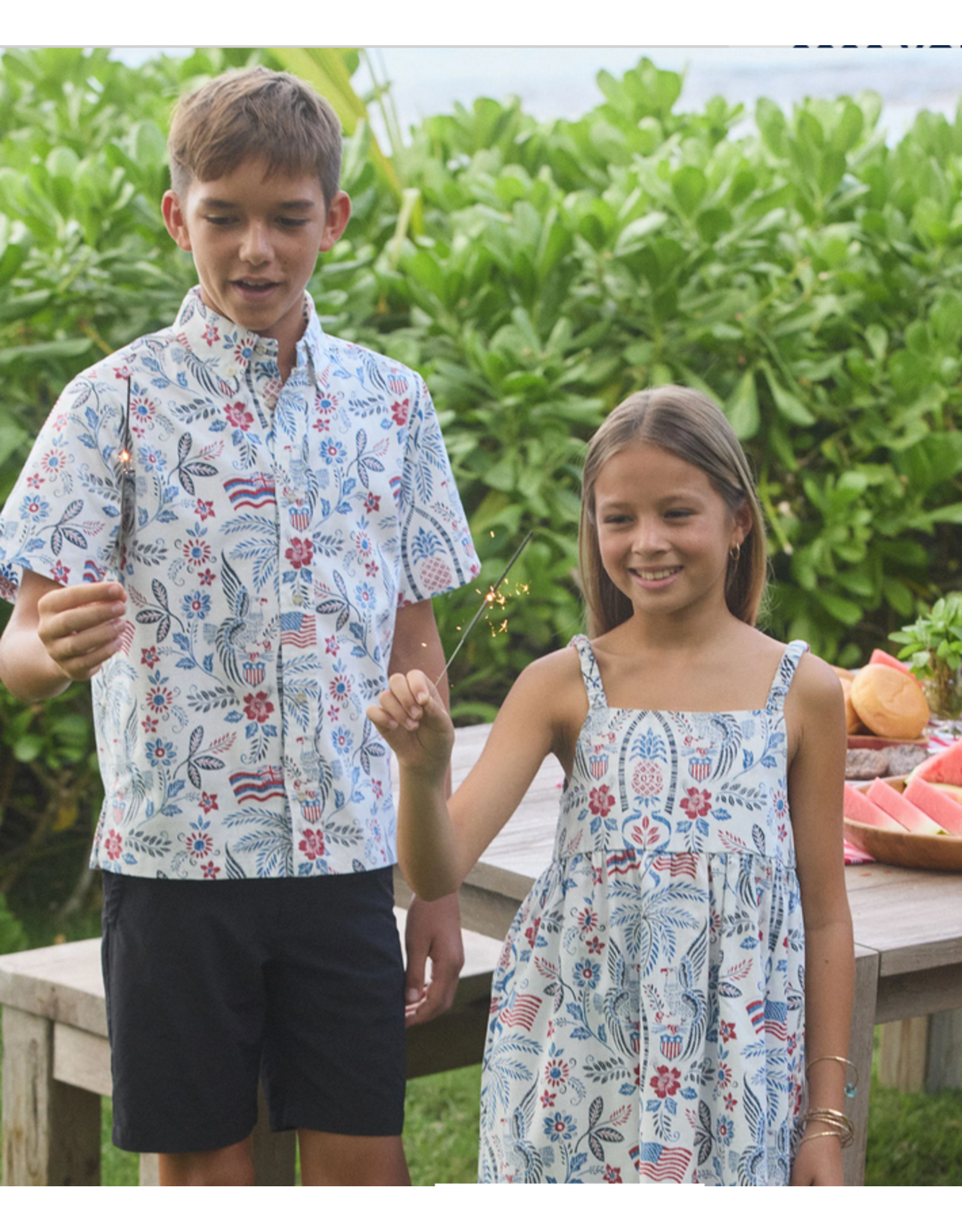 Reyn Spooner Reyn K700126026 Summer Commemorative 2026 White KBF Shirt