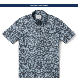 Reyn Spooner Reyn M687212525 Ki'i By Dietrich Varez Black Button Front