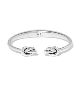 Brighton Brighton JF0446 Interlok Single Knot Silver Open Hnged Bracelet