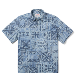 Reyn Spooner Reyn M705112526 Hawaiian Tapa Button Front