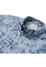 Reyn Spooner Reyn M705112526 Hawaiian Tapa Button Front