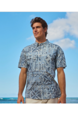 Reyn Spooner Reyn M705112526 Hawaiian Tapa Button Front