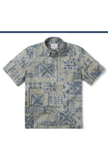 Reyn Spooner Reyn M705112526 Hawaiian Tapa Button Front