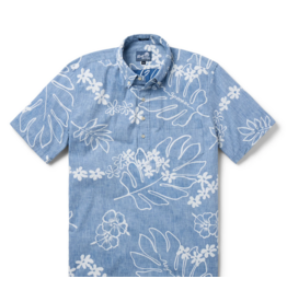 Reyn Spooner Reyn M705212626 Old School Reyn's Pullover Moonlight Blue