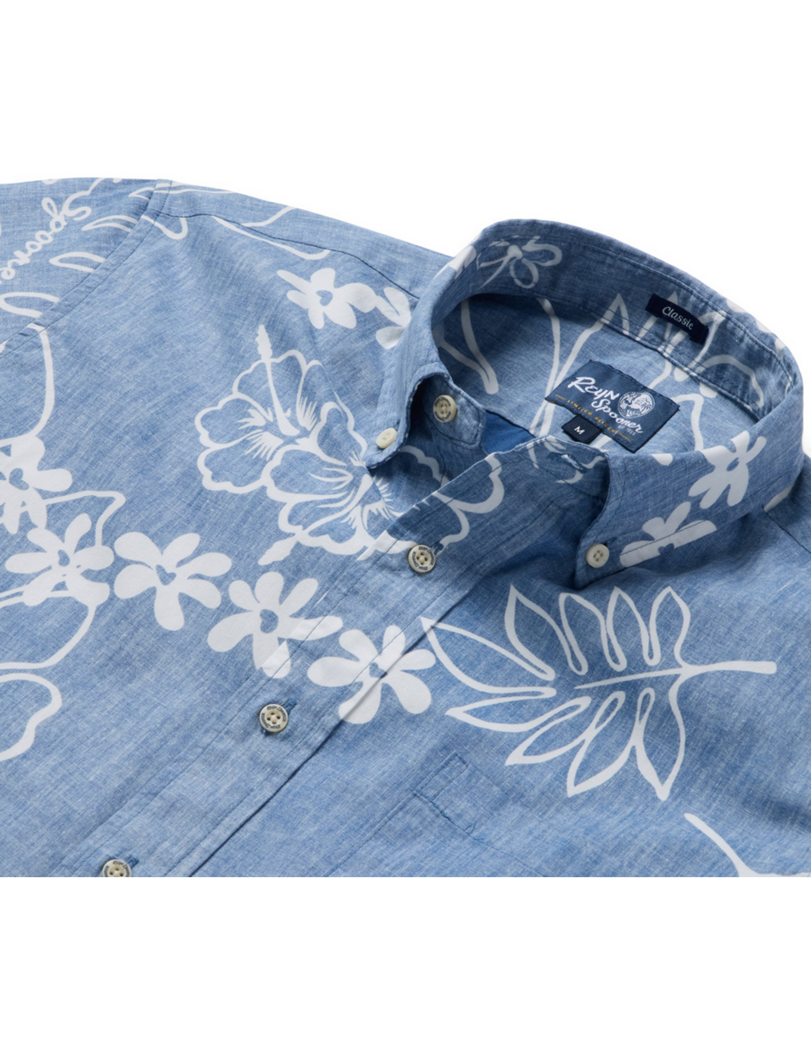 Reyn Spooner Reyn M705212626 Old School Reyn's Pullover Moonlight Blue