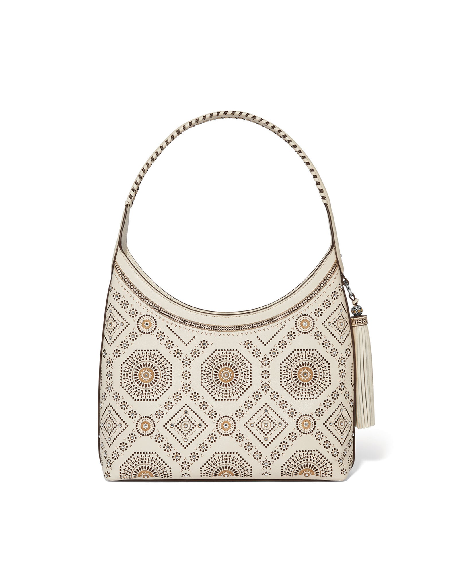 Brighton Brighton H44622 White Mosaic Hobo