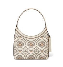 Brighton Brighton H44622 White Mosaic Hobo