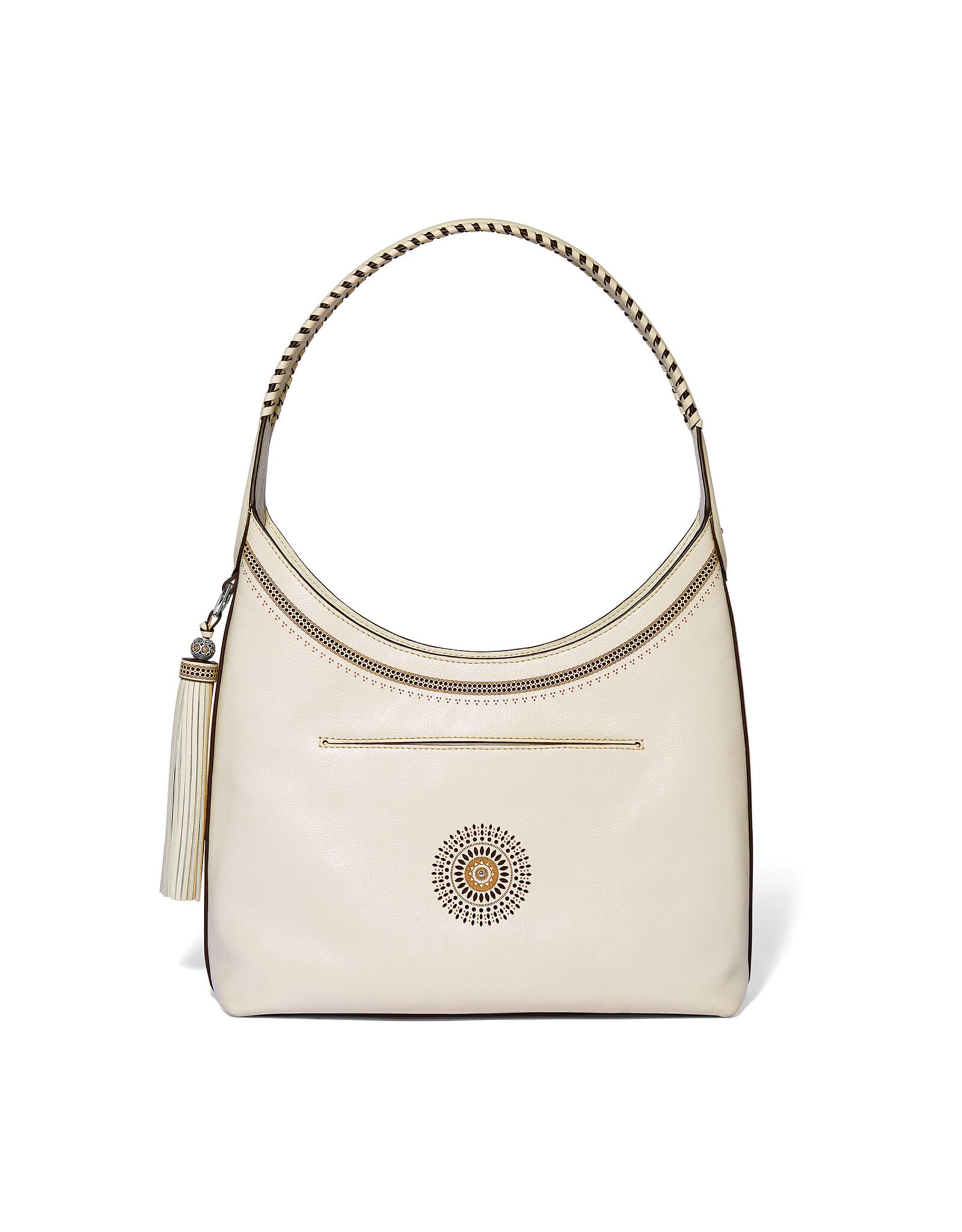 Brighton Brighton H44622 White Mosaic Hobo