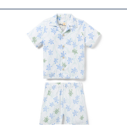 Reyn Spooner Reyn K698829026 Honu Holoholo Toddler Cabana Set White