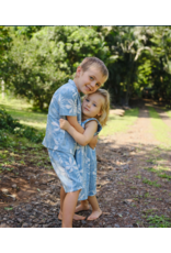 Reyn Spooner Reyn K709929026 Island Daze Toddler Cabana Set Adriatic Blue
