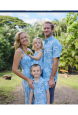 Reyn Spooner Reyn K709929026 Island Daze Toddler Cabana Set Adriatic Blue