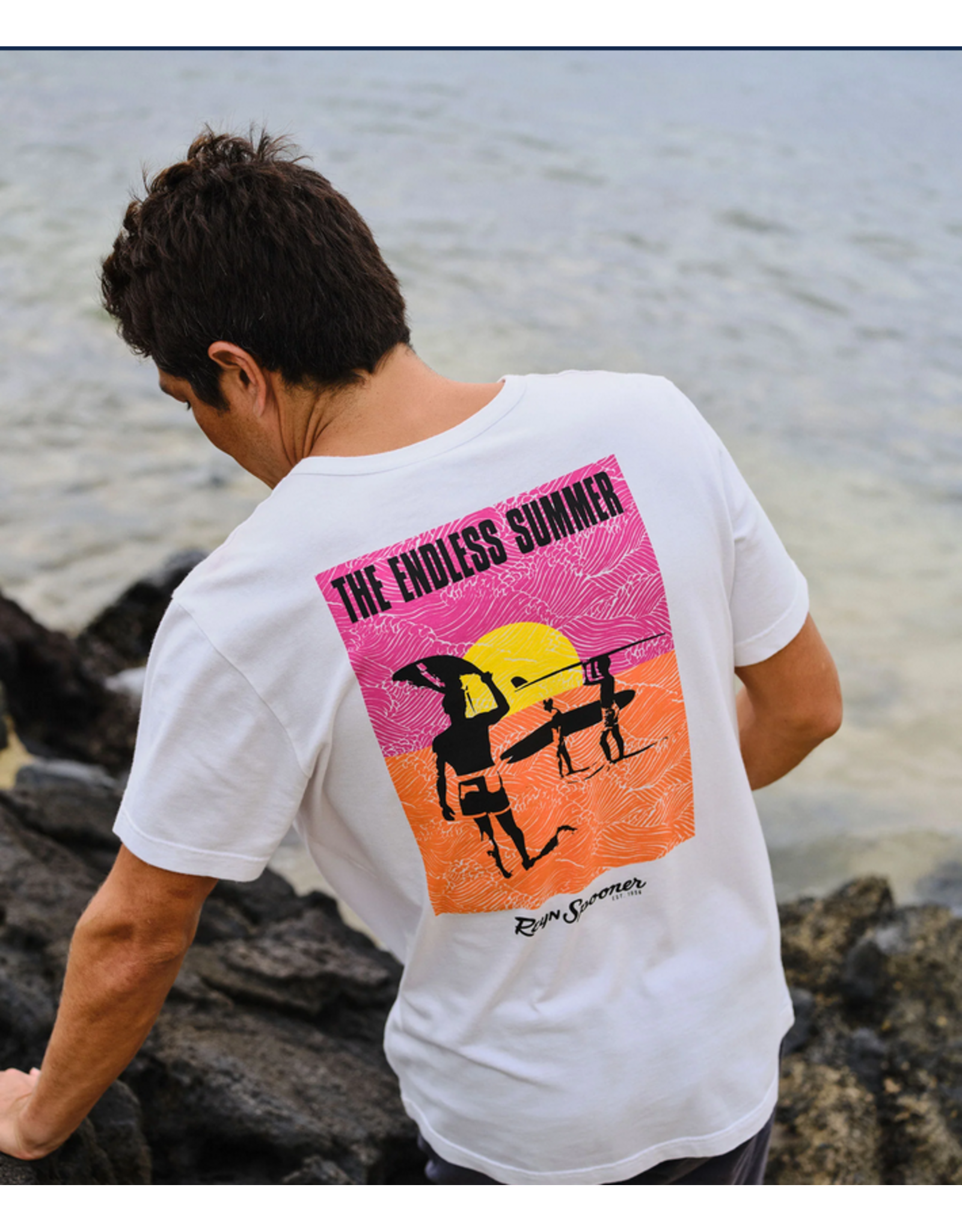 Reyn Spooner Reyn M740430126 Endless Summer Slate Tee Shirt