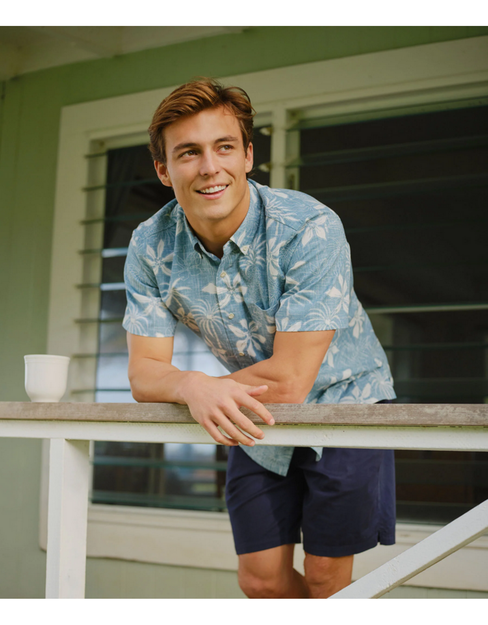 Reyn Spooner Reyn M709912526 Island Daze BF Adriatic Blue