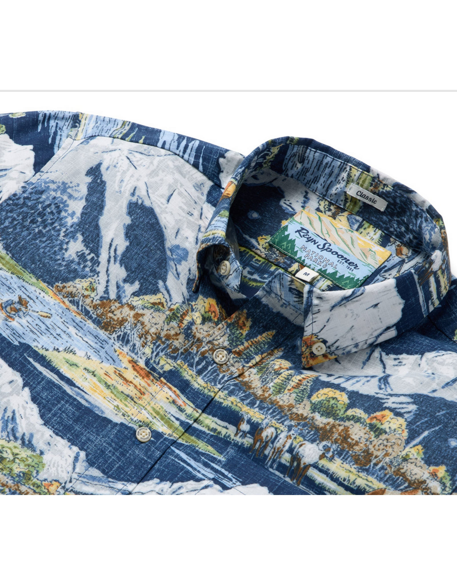 Reyn Spooner Reyn M698712526 Grand Teton BF Navy