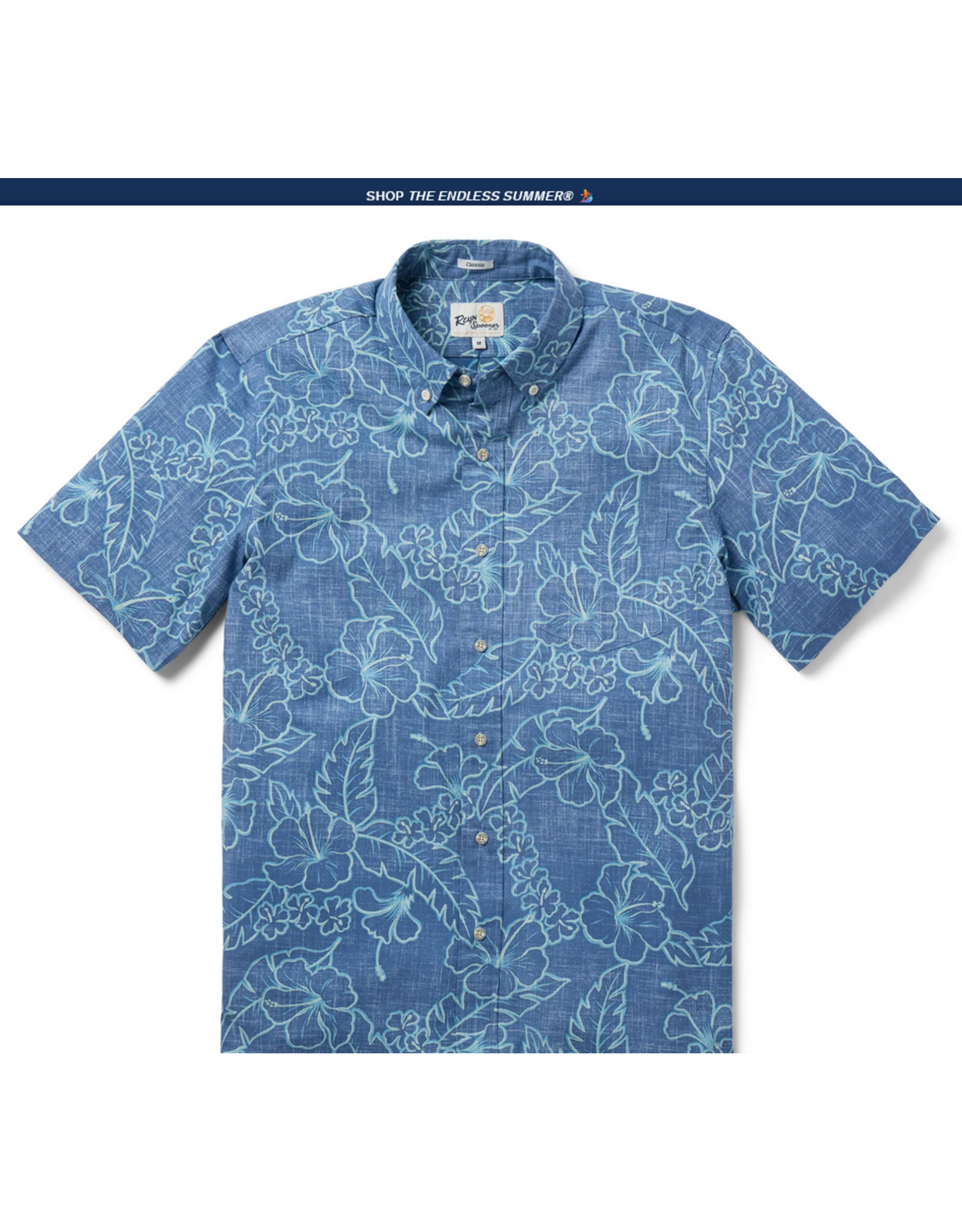 Reyn Spooner Reyn M699012526 Lei Low BF Blue