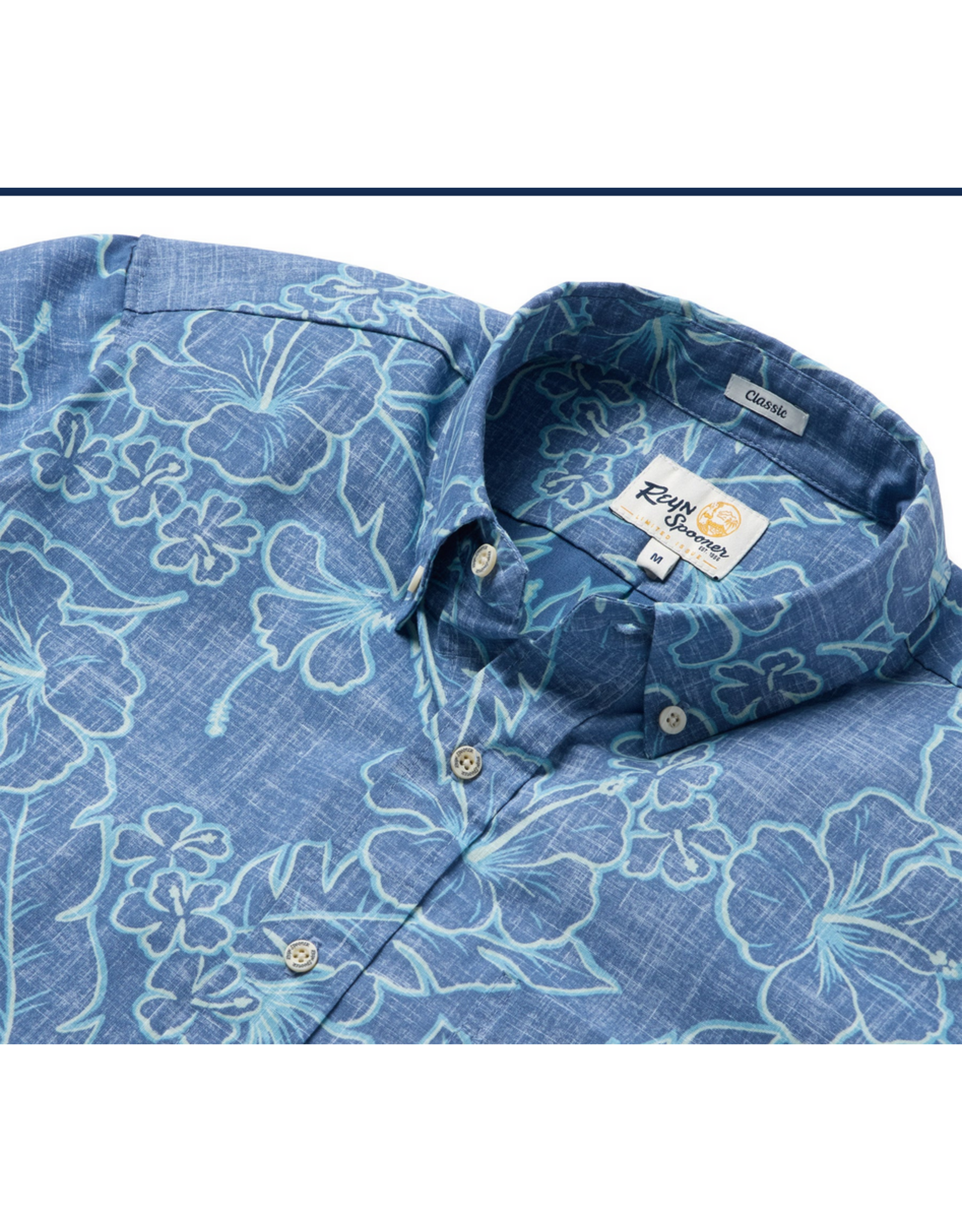 Reyn Spooner Reyn M699012526 Lei Low BF Blue