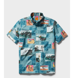 Reyn Spooner Reyn M708912526 The Endless Summer 60th Comm. BF Blue