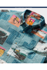 Reyn Spooner Reyn M708912526 The Endless Summer 60th Comm. BF Blue