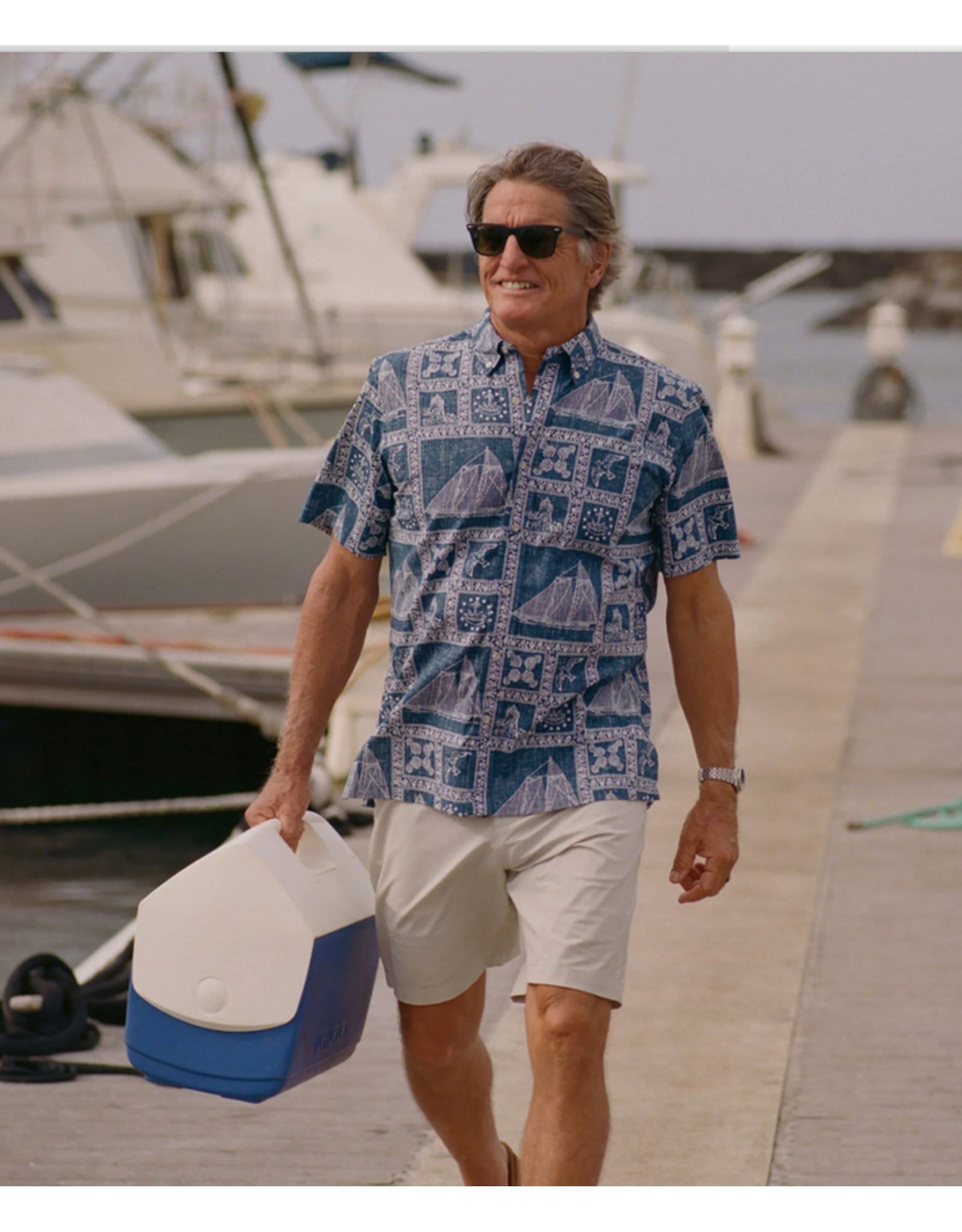 Reyn Spooner Reyn M708412526 Newport Sailor BF Navy