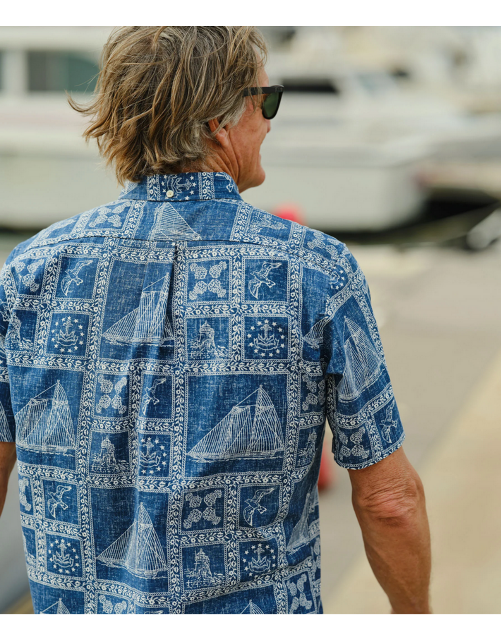 Reyn Spooner Reyn M708412526 Newport Sailor BF Navy