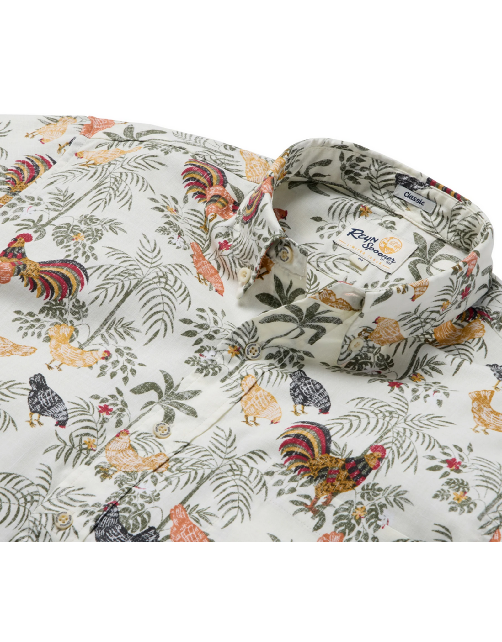 Reyn Spooner Reyn M699912526 Kauai Alarm Cluck Button Front