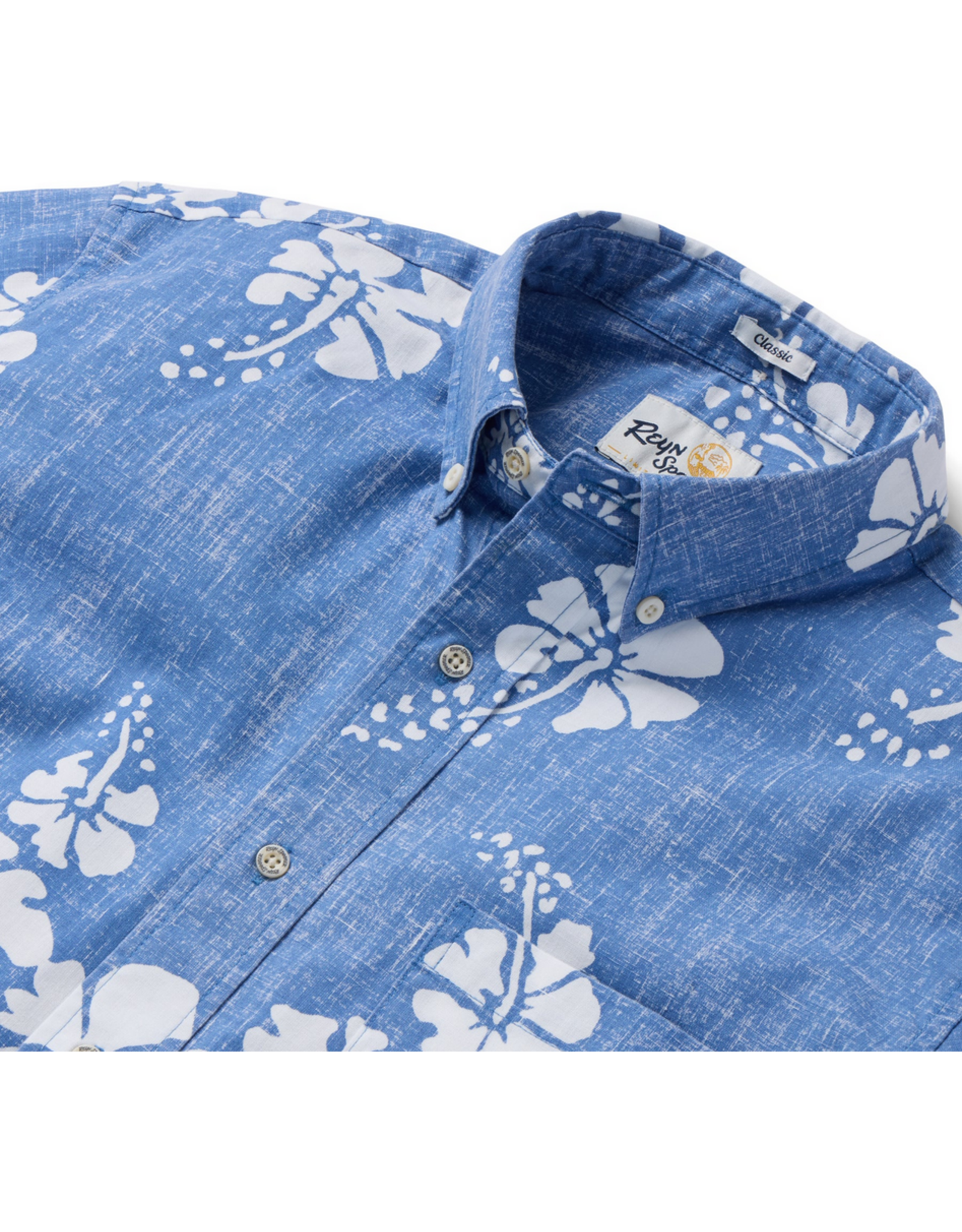 Reyn Spooner Reyn M199012525 50th State Flower Denim Button Front