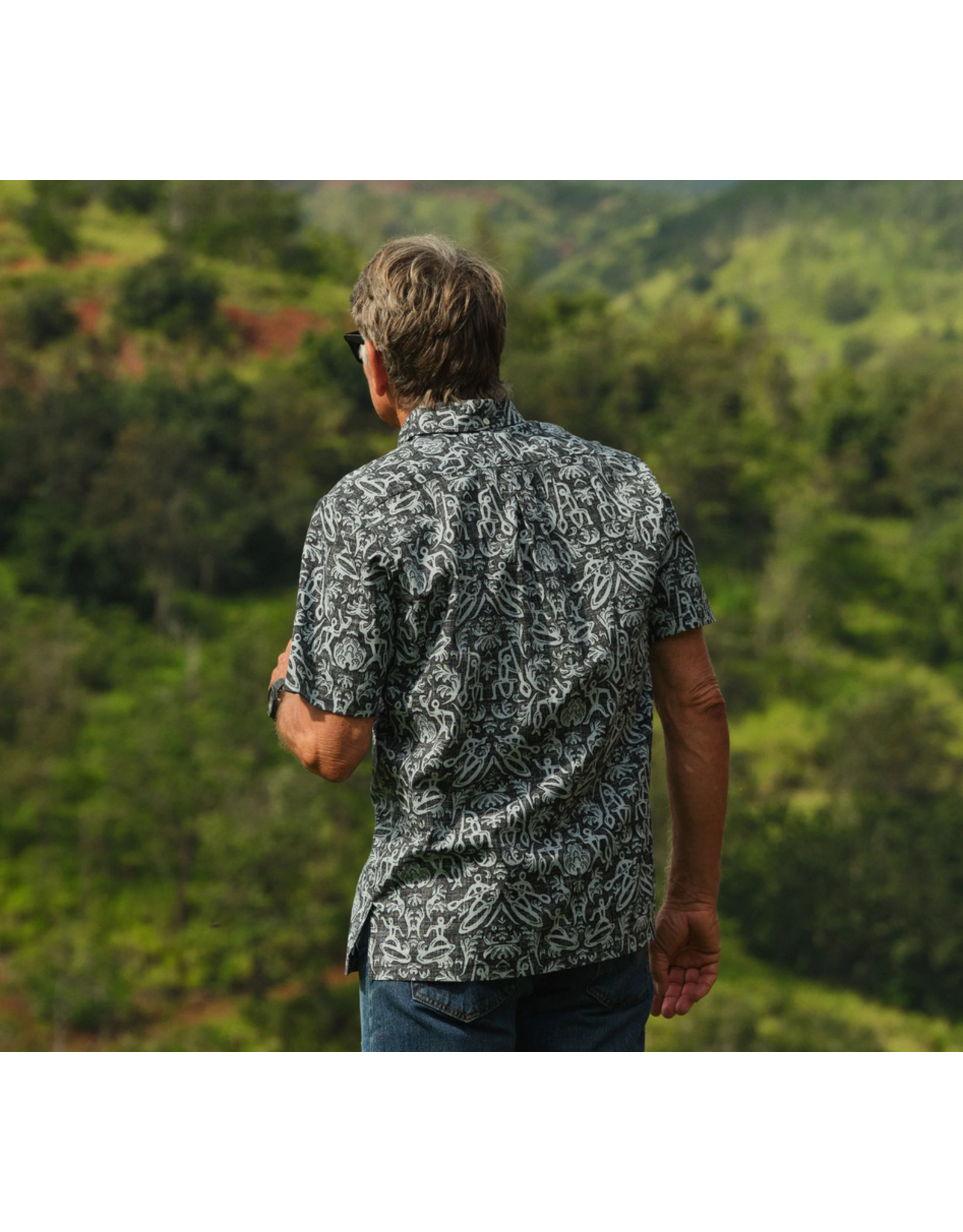 Reyn Spooner Reyn M687212525 Ki'i By Dietrich Varez Black Button Front