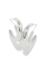 Brighton Brighton JA0304 Cascade Rio Silver Hoop Earrings